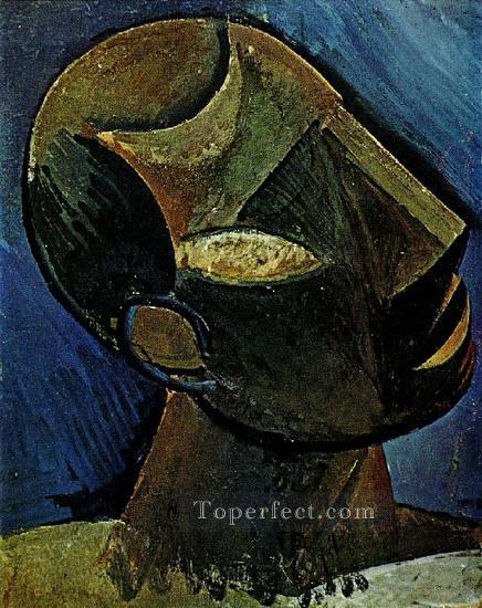 人間の頭 1913年 パブロ・ピカソ油絵
